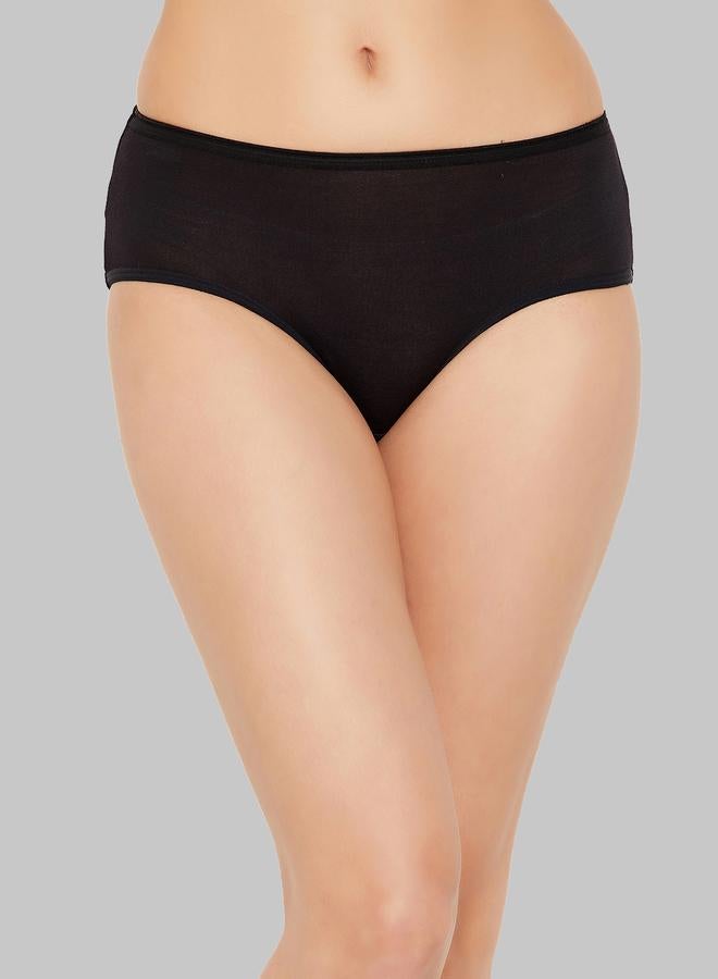 Clovia Pack of 3-Mid Hipster Bikini with Inner Elastic - Cotton - Image 1